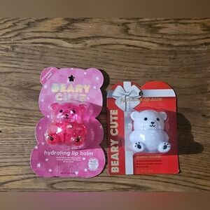Just 4 Girls Beary Cute Hydrating Bear Lip Balm - Strawberry & Vanilla BNIB